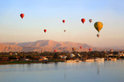 package hot air balloon and safari